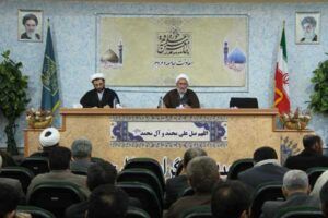 حجت الاسلام والمسلمین محمدرضا آشتیانی در نشست فعالان فرهنگی و سیاسی استان قم