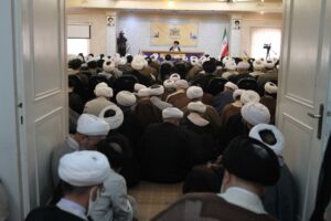 آیت الله حسینی بوشهری در جمع ائمه جماعات استان قم