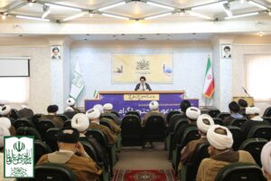 گردهمایی ائمه جماعات استان قم در محل جامعه مدرسین حوزه علمیه قم