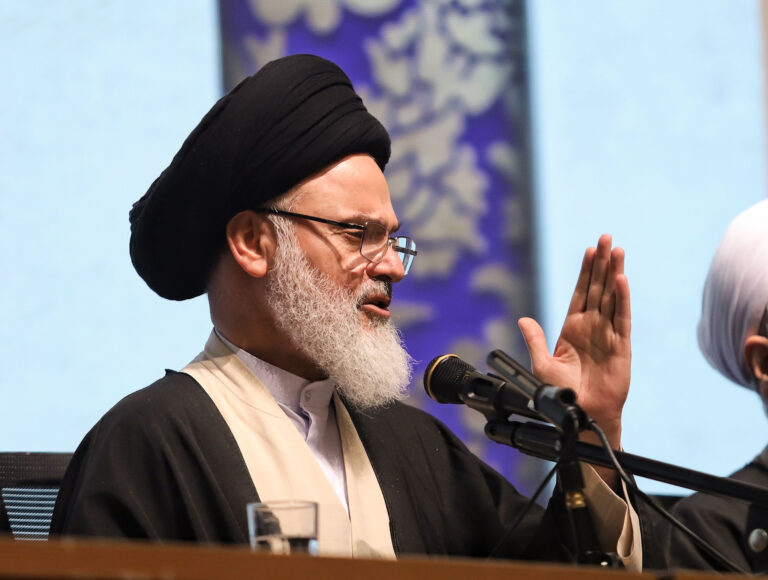 سخنرانی آیت الله حسینی بوشهری رئیس جامعه مدرسین حوزه علمیه قم در دهمین اجلاس منطقه ای جامعه مدرسین