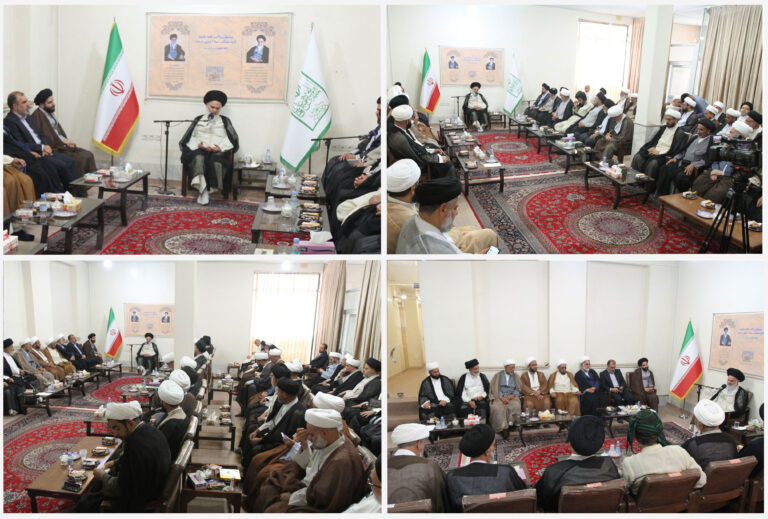 دیدار جمعی از طلاب، روحانیون، ائمه جمعه و جماعات کشور عراق با آیت الله حسینی بوشهری