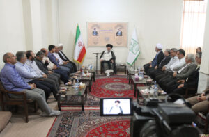 دیدار جمعی از مدیران ارشد وزارت دفاع با آیت الله حسینی بوشهری