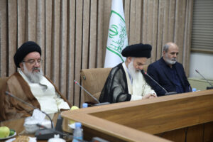 حضور دبیر شورای عالی امنیت ملی، دکتر علی اکبر احمدیان، در جلسه جامعه مدرسین حوزه علمیه قم