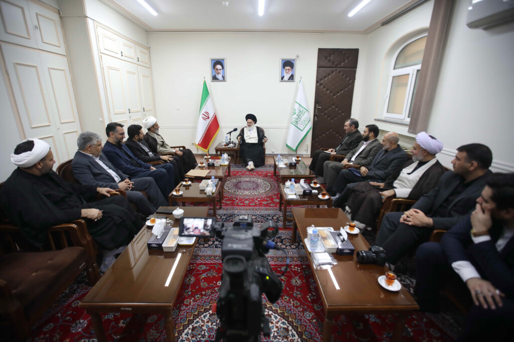 دیدار رئیس مرکز توسعه حل اختلاف قوه قضائیه با آیت الله حسینی بوشهری