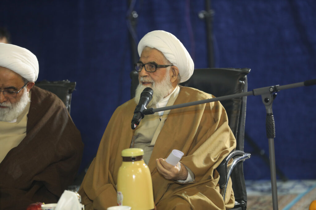 آیت الله وافی در نشست اعضای جامعه مدرسین حوزه علمیه قم با تولیت مسجد مقدس جمکران