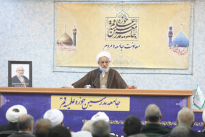 سخنرانی آیت الله کعبی در همایش فعالان امر به معروف و نهی از منکر استان قم 27 دی