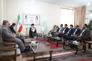 شورای هماهنگی مدیران دستگاههای تابعه وزارت تعاون، کار و رفاه اجتماعی استان قم با آیت الله حسینی بوشهری