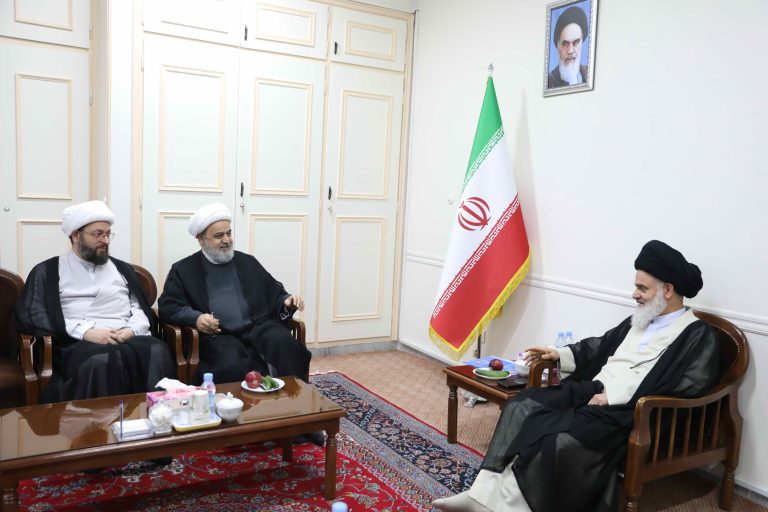دیدار دبیرکل مجمع جهانی تقریب مذاهب اسلامی با آیت الله حسینی بوشهری