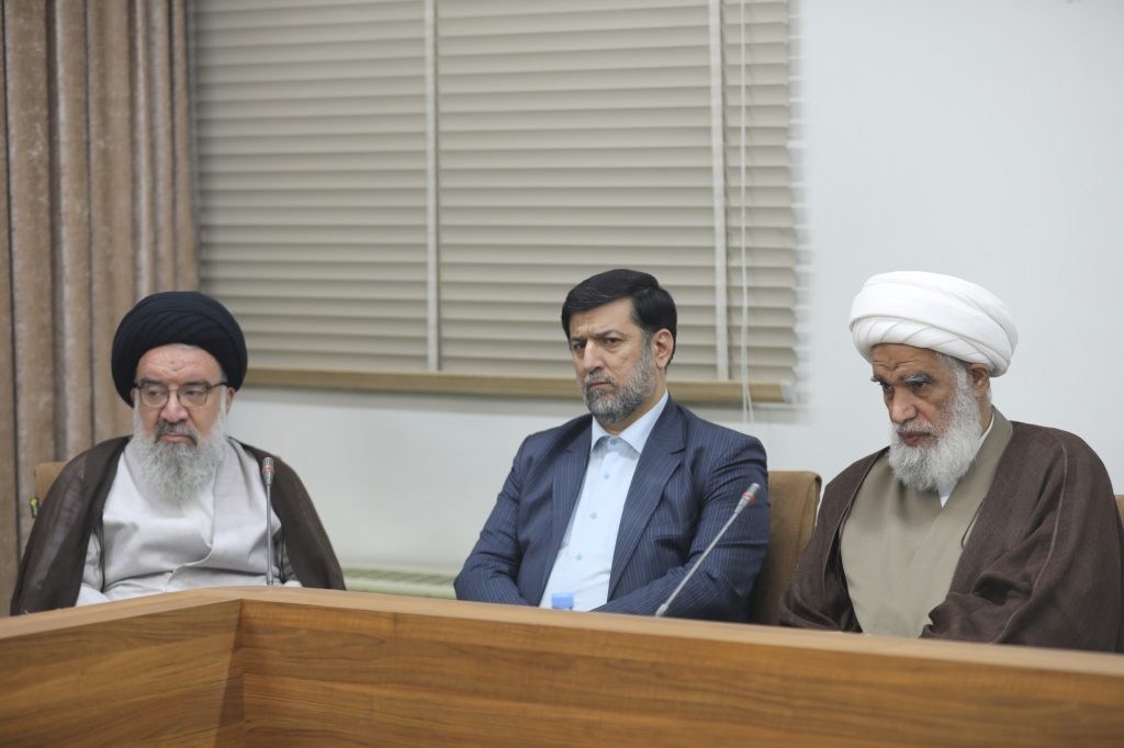 جلسه جامعه مدرسین حوزه علیمه قم با حضور رئیس جمهور