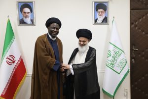 دیدار رهبر شیعیان کشور آفریقایی مالی با آیت الله حسینی بوشهری