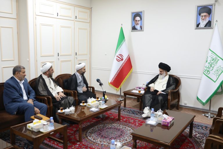 دیدار معاون اول قوه قضائیه با آیت الله حسینی بوشهری