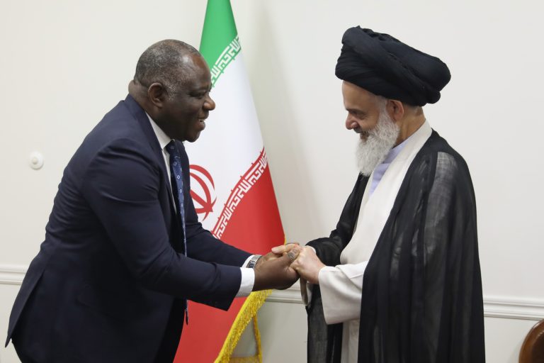 دیدار نماینده ویژه رئیس جمهور توگو با آیت الله حسینی بوشهری