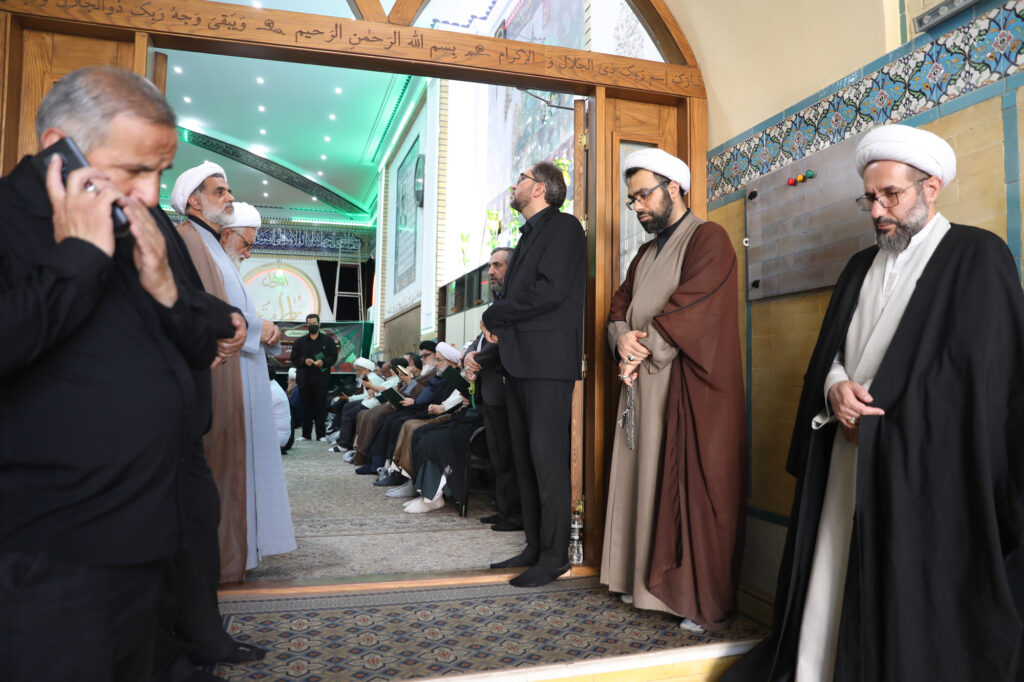 مراسم اولین سالگرد ارتحال آیت الله آشتیانی، عضو جامعه مدرسین حوزه علمیه قم