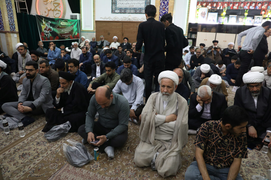 مراسم اولین سالگرد ارتحال آیت الله آشتیانی، عضو جامعه مدرسین حوزه علمیه قم