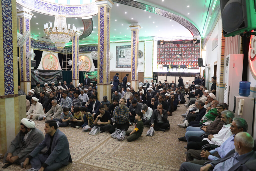 مراسم اولین سالگرد ارتحال آیت الله آشتیانی، عضو جامعه مدرسین حوزه علمیه قم