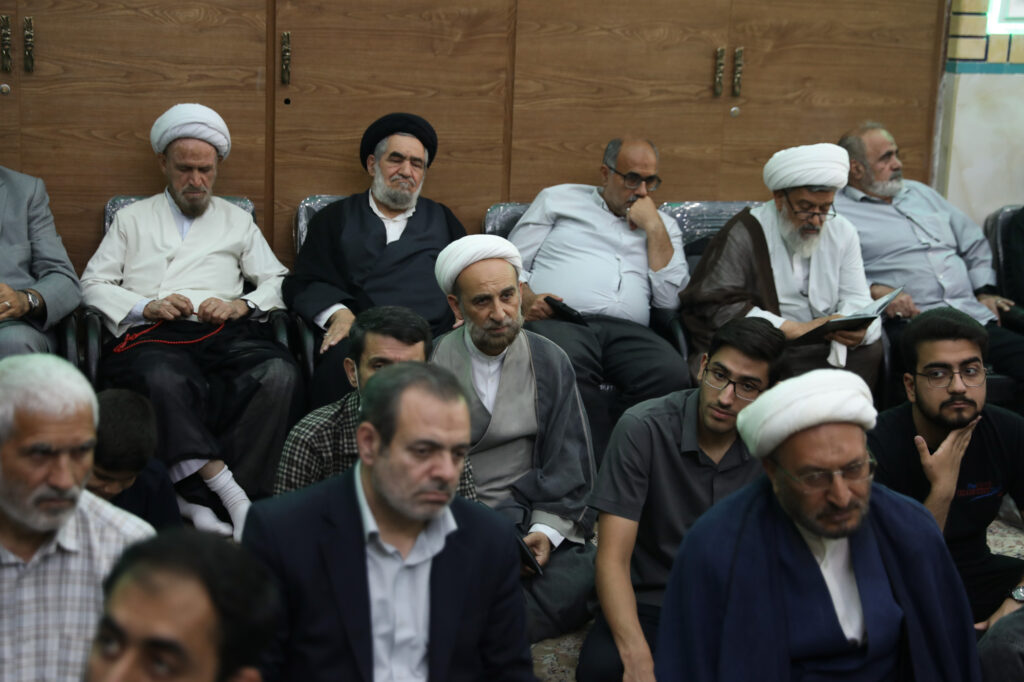 مراسم اولین سالگرد ارتحال آیت الله آشتیانی، عضو جامعه مدرسین حوزه علمیه قم