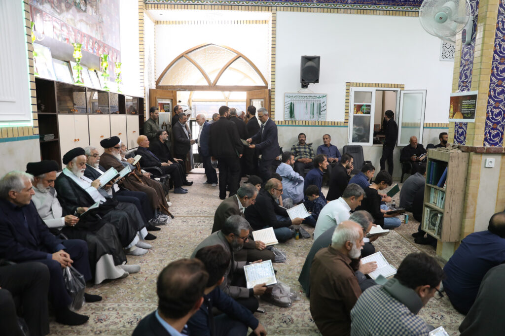 مراسم اولین سالگرد ارتحال آیت الله آشتیانی، عضو جامعه مدرسین حوزه علمیه قم