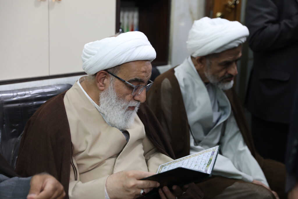 مراسم اولین سالگرد ارتحال آیت الله آشتیانی، عضو جامعه مدرسین حوزه علمیه قم
