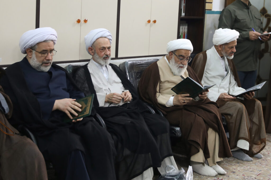 مراسم اولین سالگرد ارتحال آیت الله آشتیانی، عضو جامعه مدرسین حوزه علمیه قم