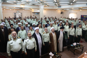 همایش نکوداشت فرماندهان انتظامی استان قم به مناسبت هفته انتظامی (فراجا)