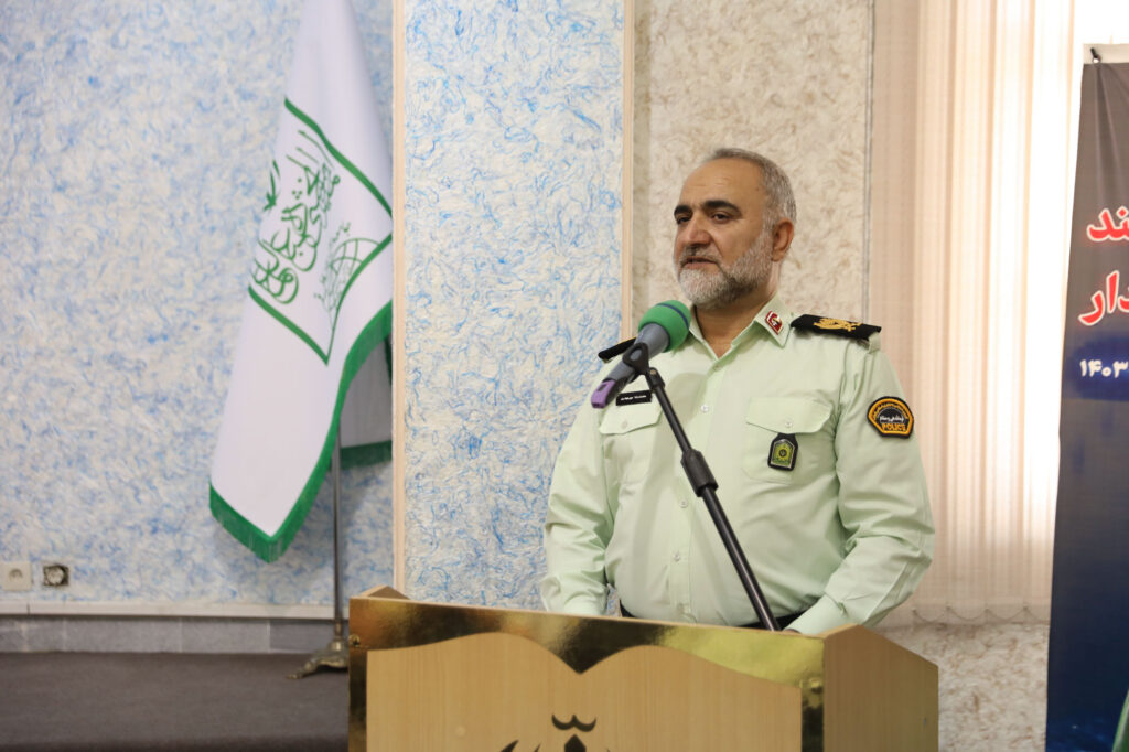 سخنرانی سردار میرحیدری در همایش نکوداشت فرماندهان انتظامی استان قم به مناسبت هفته انتظامی (فراجا)