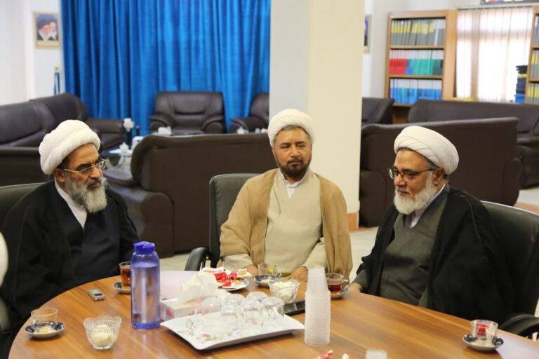 دیدار آیت الله فاضل لنکرانی با رئیس مرکز تحقیقات اسلامی مجلس