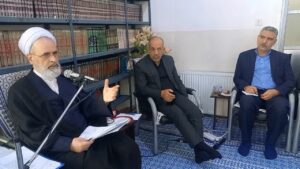 آیت الله علیرضا اعرافی در نشست شورای فرهنگ عمومی میبد یزد