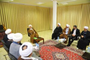 آیت الله جوادی آملی در دیدار جمعی از ساتید سطوح عالی و خارج فقه