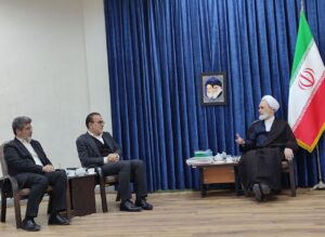 دیدار رئیس سازمان نظام پزشکیبا آیت الله علیرضا اعرافی