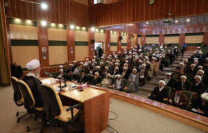 دیدار آیت الله اعرافی با مجمع نمایندگان طلاب و فضلای حوزه علمیه قم