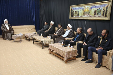 دیدار دبیر کلّ مجمع مشورتی نظام مسائل کشور با آیت الله فقیهی