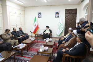 دیدار شهرام دبیری، معاون پارلمانی و امور مجلس رئیس جمهور با آیت الله حسینی بوشهری، رئیس جامعه مدرسین حوزه علمیه قم