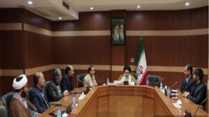 دیدار مدیرکل صدا و سیمای استان قم با آیت الله خاتمی