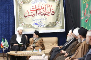 دیدار اعضای ستاد بزرگداشت و تجلیل از مقام حضرت فاطمه بنت اسد با آیت الله فقیهی