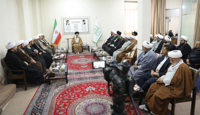 دیدار نمایندگان ولی فقیه در سپاه تهران بزرگ با آیت الله حسینی بوشهری