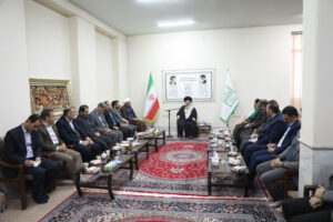 دیدار مدیرکل و مسئولین کمیته امداد امام خمینی قم با آیت الله حسینی بوشهری