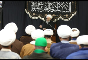 آیت الله فقیهی در دیدار جمعی از ائمه جماعات آبادان