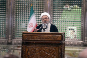 آیتالله صادق آملی لاریجانی در آیین تجدید میثاق اعضای مجمع تشخیص مصلحت نظام با آرمانهای بنیانگذار فقید جمهوری اسلامی