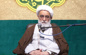 مراسم عمامه گذاری توسط آیت الله شب زنده دار