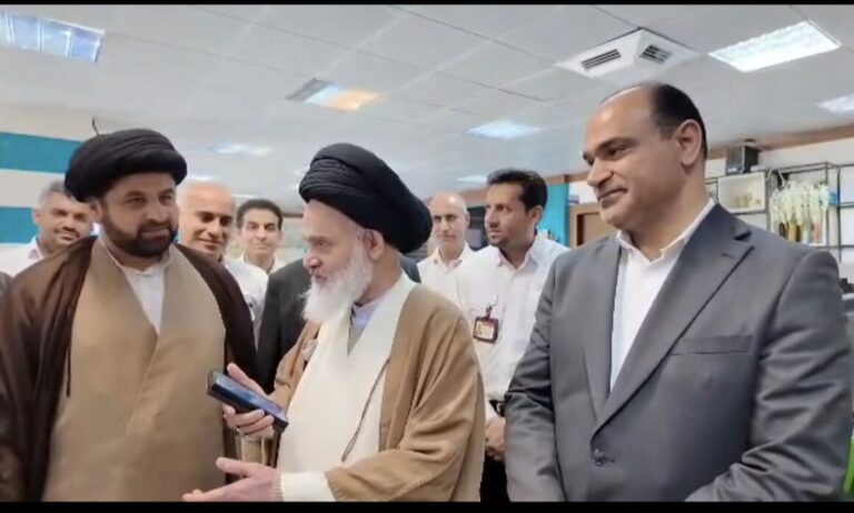 بازدیدآیت الله حسینی بوشهری از پالایشگاه ششم پارس جنوبی
