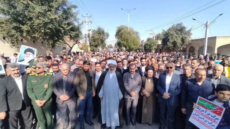 آیت الله کعبی در راهپمایی 22 بهمن 1403