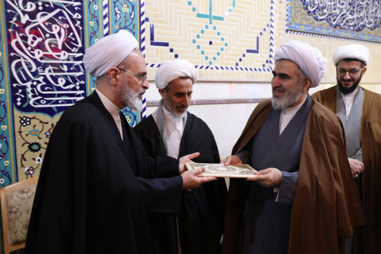 آیت الله اعرافی در مراسم تکریم و معارفه معاونیین جدید حوزه