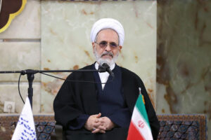 آیت‌الله علیرضا اعرافی در مراسم تکریم و معارفه مدیر مدرسه علمیه معصومیه قم