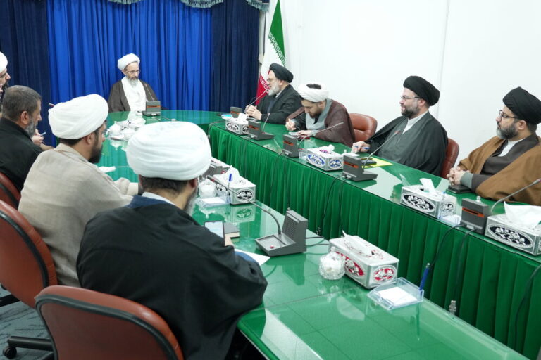 آیت الله رجبی در دیدار حجت الاسلام والمسلمین سیدمفید حسینی کوهساری معاون امور بین‌الملل حوزه‌های علمیه