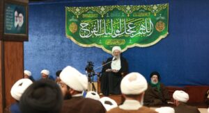 آیت الله فقیهی در دیدار جمعی از مبلّغان شوش دانیال