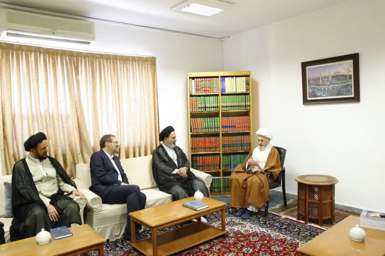 دیدار رئیس حج و زیارت با آیت الله سبحانی