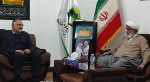 دیدار علیرضا زاکانی شهردار تهران با آیت الله عباس کعبی