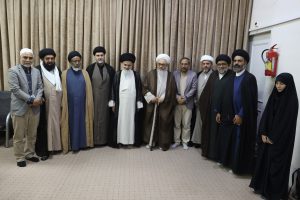 دیدار جمعی از علمای شیعه در آفریقای جنوبی، افغانستان، بنگلادش، پاکستان و سوریه با آیت الله حسینی بوشهری
