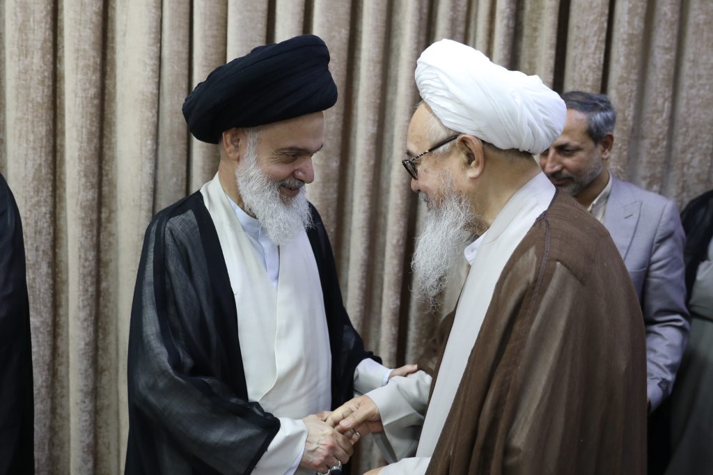 دیدار جمعی از علمای شیعه در آفریقای جنوبی، افغانستان، بنگلادش، پاکستان و سوریه با آیت الله حسینی بوشهری