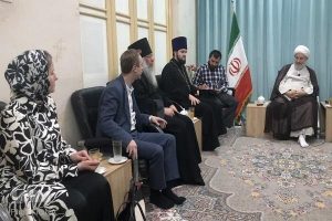 آیت الله اراکی در دیدار جمعی از مسئولان مدارس علمی ارتدوکس کازان روسیه